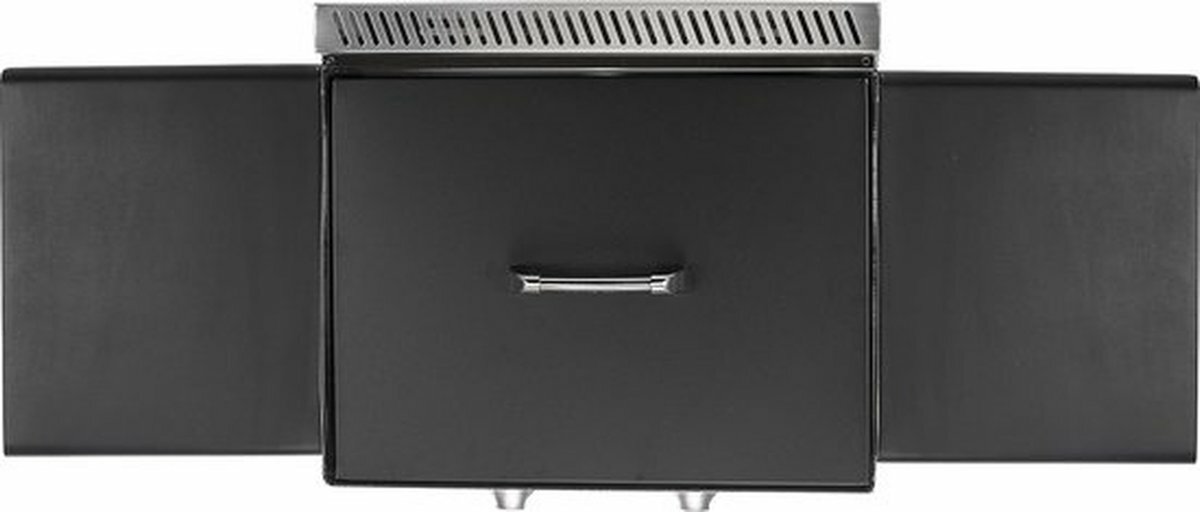 Princess 105055 FR Gasbakplaat met Trolley RVS/Zwart
