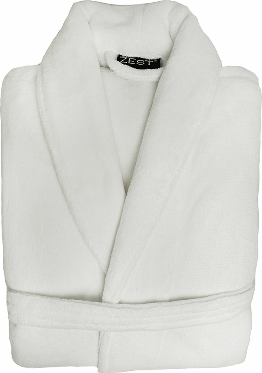 Zest - Badjas - Wit - maat L / XL