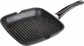 Swiss Pro+ Grill Pan 28 CM Black