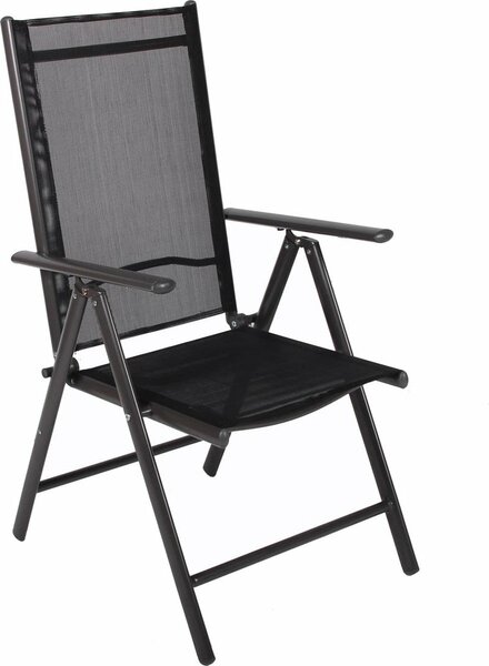 VCM Set Aluminium Tuinstoel Aluminium Hoge Rug Balkonstoel 