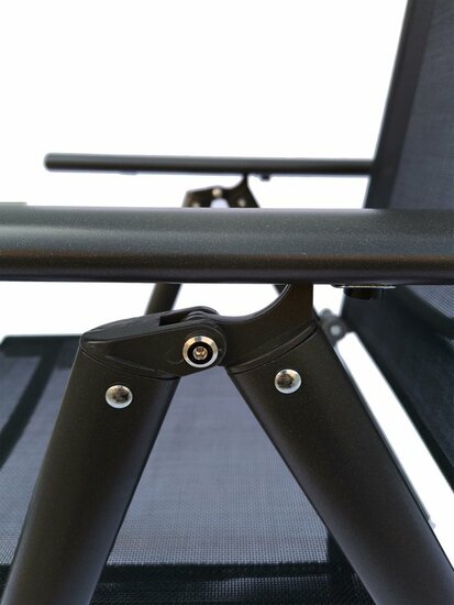 VCM Set Aluminium Tuinstoel Aluminium Hoge Rug Balkonstoel 