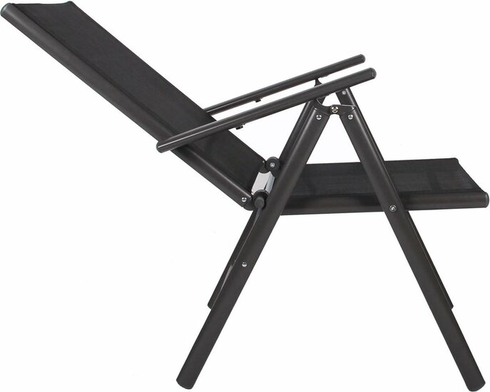 VCM Set Aluminium Tuinstoel Aluminium Hoge Rug Balkonstoel 