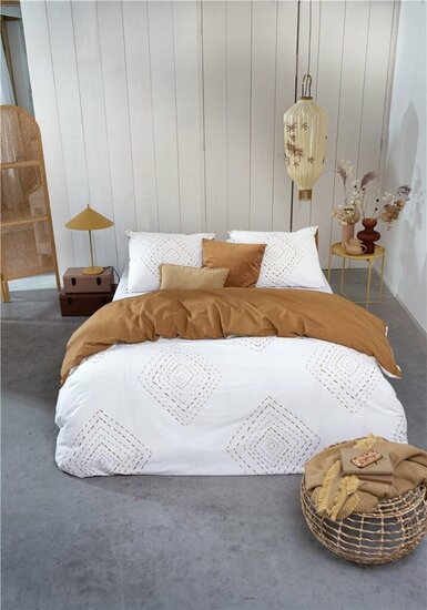 Walra Dekbedovertrek Boho Stitches - 140x220 - 100% Katoen