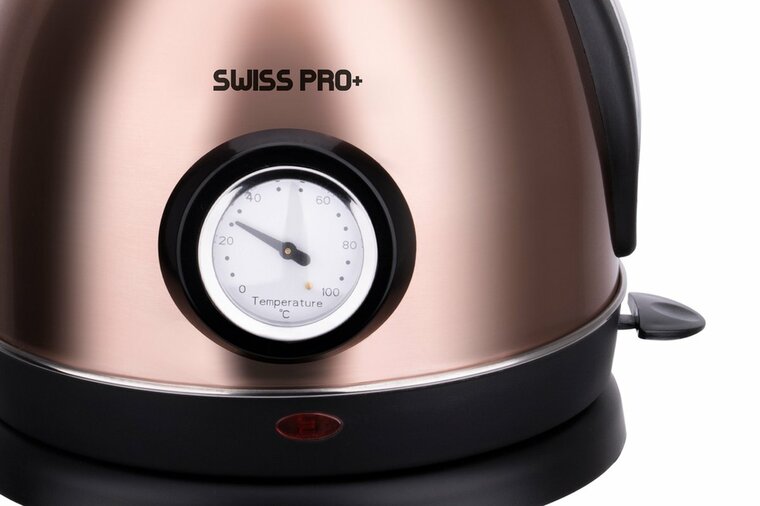 Swiss Pro+ SP-WK2200BC | Retro Waterkoker 1.8L | 2200W - Koper