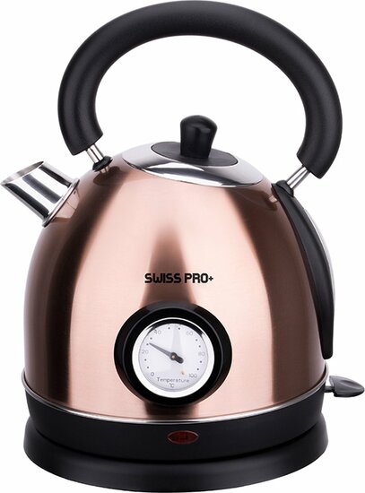 Swiss Pro+ SP-WK2200BC | Retro Waterkoker 1.8L | 2200W - Koper