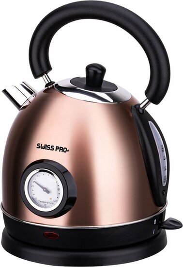 Swiss Pro+ SP-WK2200BC | Retro Waterkoker 1.8L | 2200W - Koper