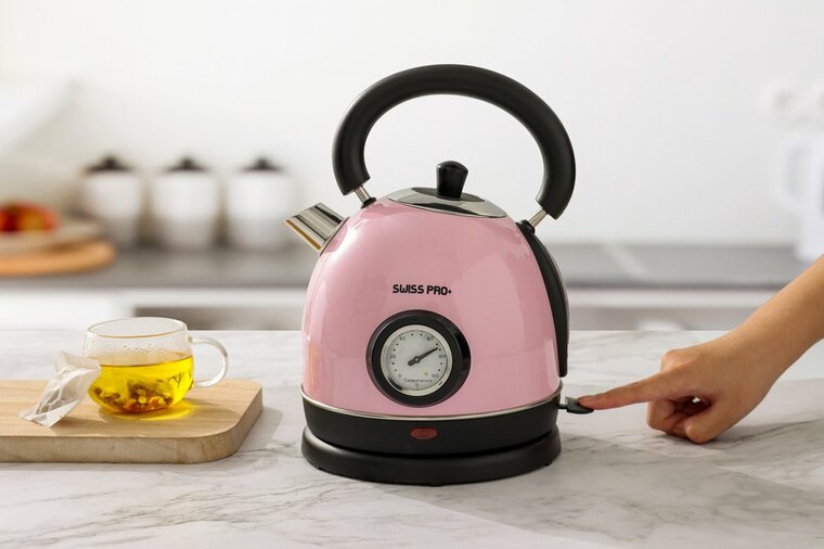 Swiss Pro+ - Retro Line - Waterkoker 1,8L 2200W