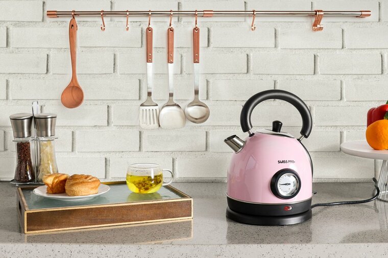 Swiss Pro+ - Retro Line - Waterkoker 1,8L 2200W