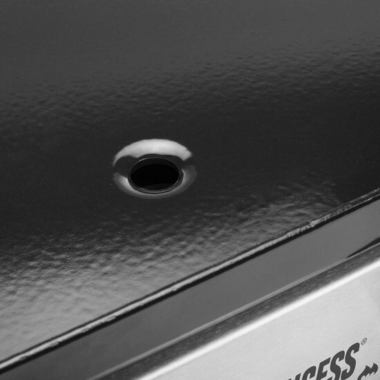 Princess 105055 FR Gasbakplaat met Trolley RVS/Zwart