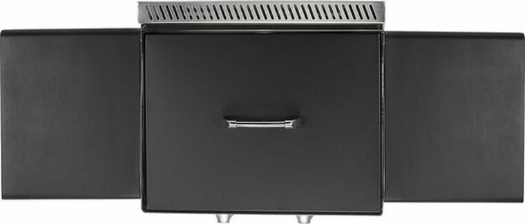 Princess 105055 FR Gasbakplaat met Trolley RVS/Zwart