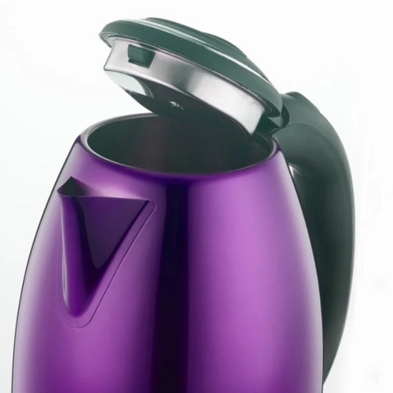 Herzberg HG-5011PUR: 1,8L 1500W Roestvrijstalen Waterkoker - Paars