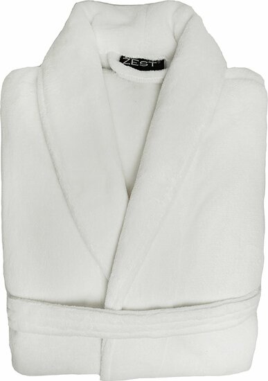Zest - Badjas - Wit - maat L / XL